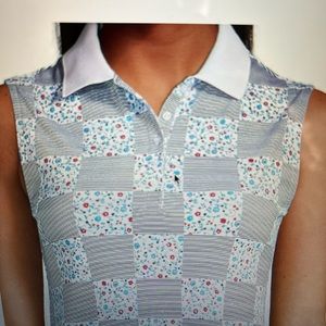 Lands End-Sleeveless polo shirt, sporty